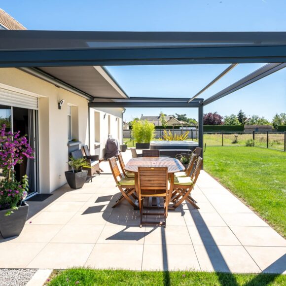 Réalisation pergola Corail à La Flèche