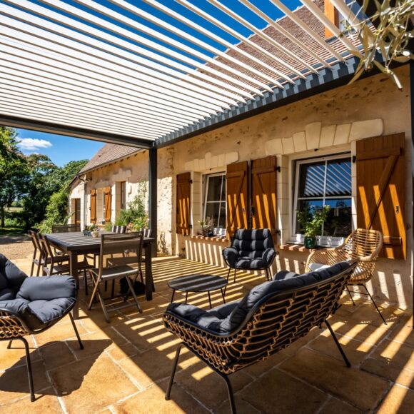 Réalisation pergola Victoria Light à La Flèche